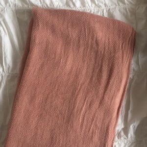 Pale pink infinity scarf